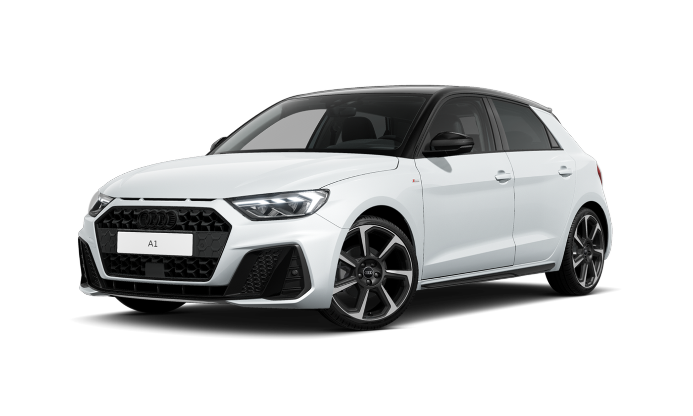 A1 Sportback di colore bianco compatibile con l’ecobonus con rottamazione